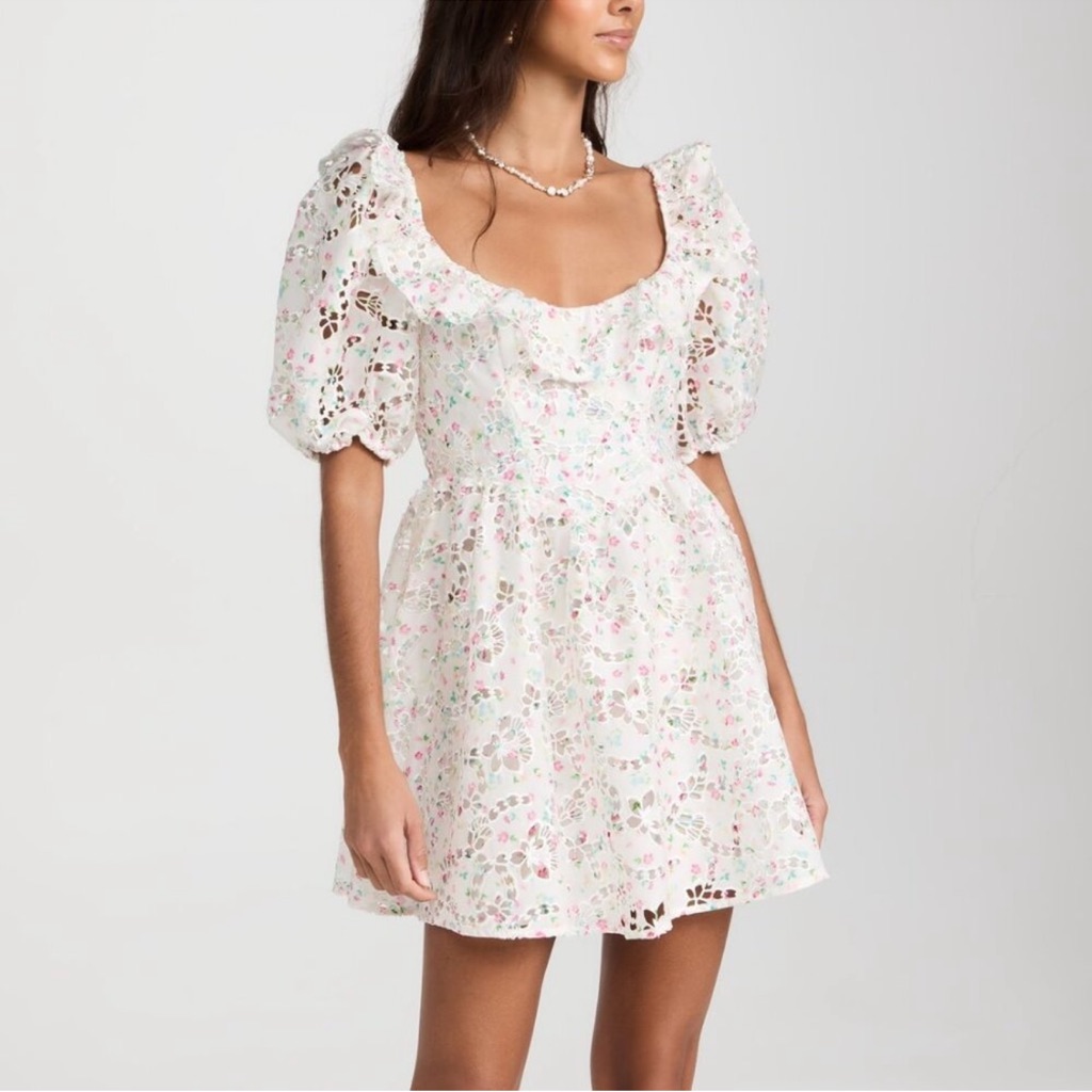 For Love And Lemons Women's Magnolia Mini Dress Size Large